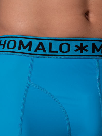 Muchachomalo Boys tight swimshort solid blauw 122/128 -