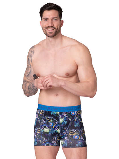 Muchachomalo Men 2-pack Boxer shorts Fruitnoevil blauw M -