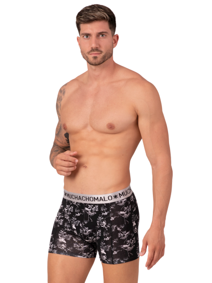 Muchachomalo Men 2-pack Boxershort MAN DEER blauw Xxxl -