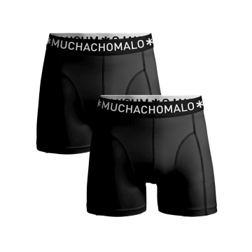 Muchachomalo Men 2-pack Boxershort Microfiber zwart M -