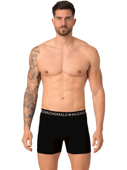 Muchachomalo Men 2-pack Boxershort Microfiber zwart Xxxl -