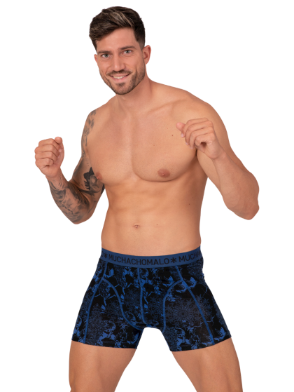 Muchachomalo Men 2-pack Boxershort Myth Greek blauw M -