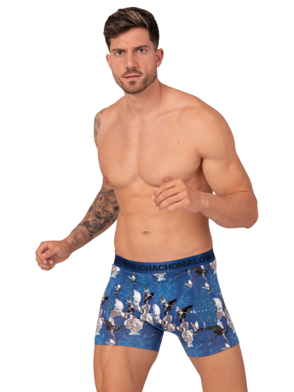 Muchachomalo Men 2-pack Boxershort Myth Greek blauw M -