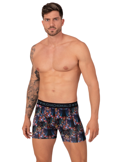 Muchachomalo Men 2-pack Boxershort Myth Indo groen M -