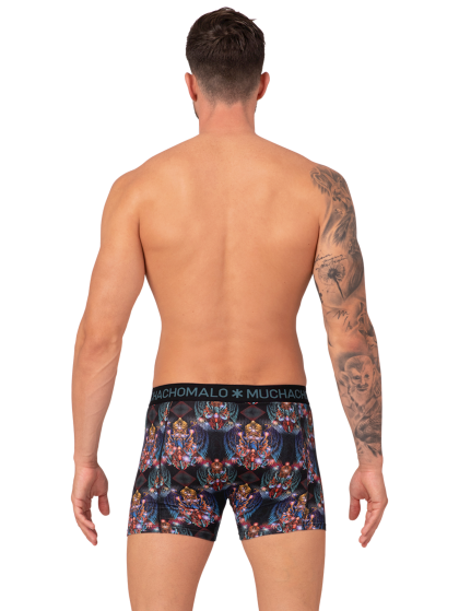 Muchachomalo Men 2-pack Boxershort Myth Indo groen M -