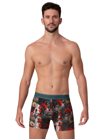 Muchachomalo Men 3-pack Boxer shorts Chessplay groen S -