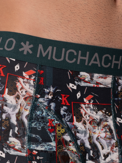 Muchachomalo Men 3-pack Boxer shorts Chessplay groen S -