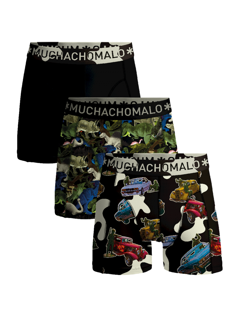 Muchachomalo Men 3-pack Boxer shorts Figures groen S -