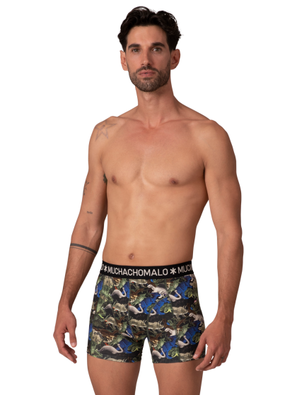 Muchachomalo Men 3-pack Boxer shorts Figures groen S -
