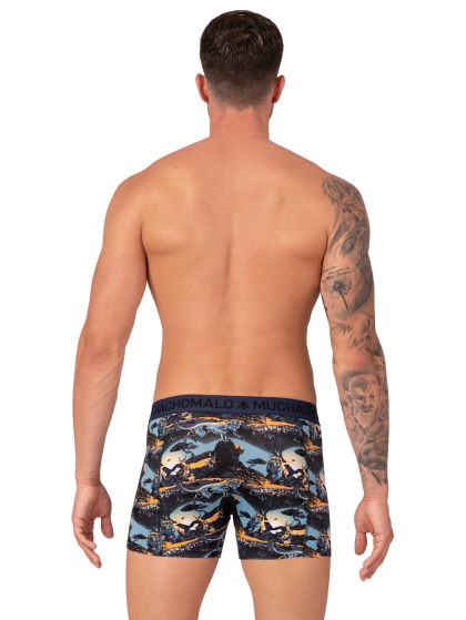 Muchachomalo Men 3-pack Boxershort Lion blauw Xxxl -