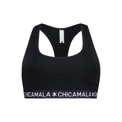 Muchachomalo Women Racer Back Solid zwart S -