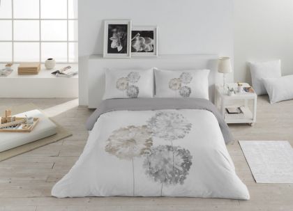 Night Dreams Dekbedovertrek 100% Katoen grijs 240/220 -