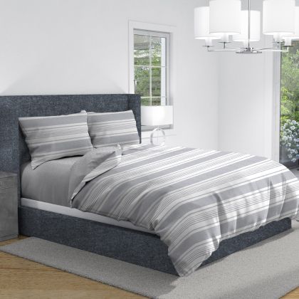 Night Dreams Dekbedovertrek 100% Katoen grijs 240/220 -