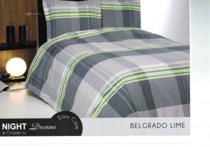 Night Dreams Dekbedovertrek Flanel 100% Katoen groen 200/220 -