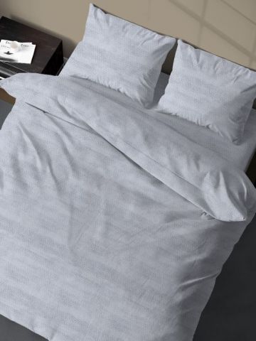 Dekbedovertrek 100% Katoen grijs