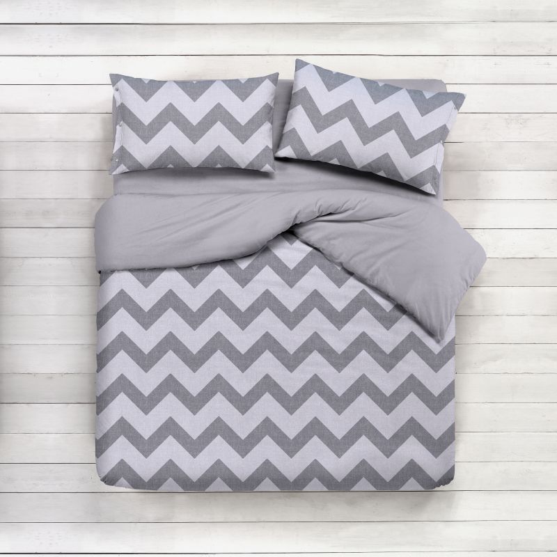 Night Dreams Dekbedovertrek Flanel 100% Katoen grijs 240/220 -