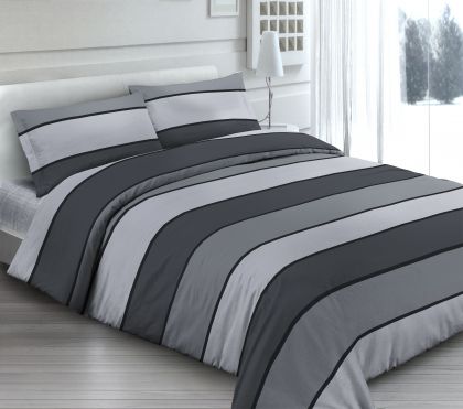 Night Dreams Dekbedovertrek Flanel 100% Katoen grijs 240/220 -