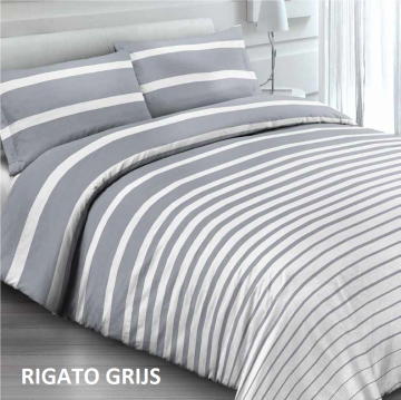 Night Dreams Dekbedovertrek Flanel 100% Katoen grijs 240/220 -