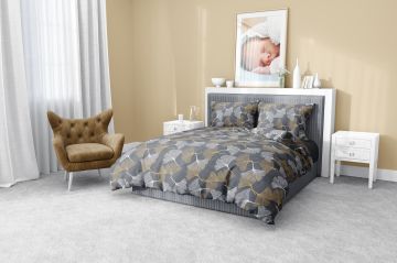 Night Dreams Dekbedovertrek Ginko 100% Katoen grijs 240/220 -