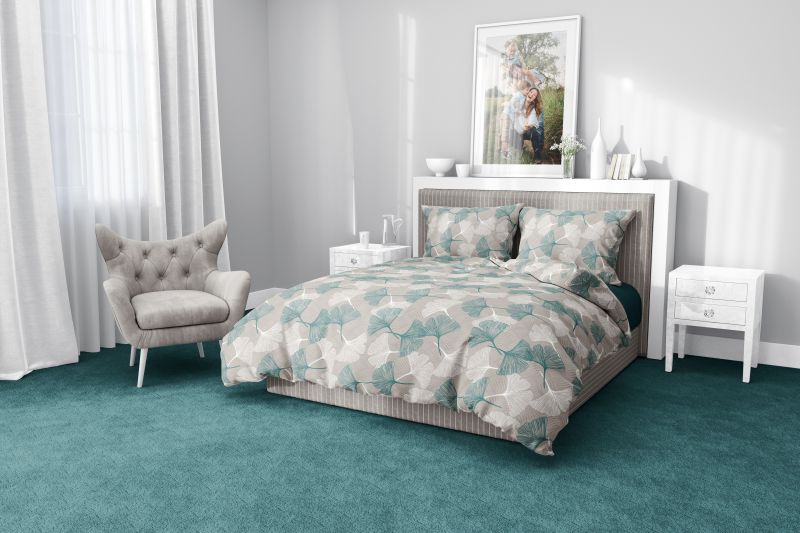 Night Dreams Dekbedovertrek Ginko 100% Katoen taupe 240/220 -