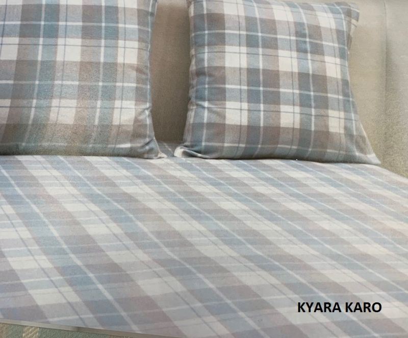 Night Dreams Dekbedovertrek Luxe Flanel 100% Katoen blauw 240/220 -