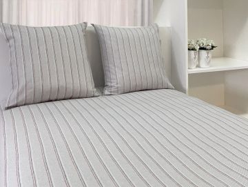 Night Dreams Dekbedovertrek Luxe Flanel 100% Katoen grijs 240/220 -