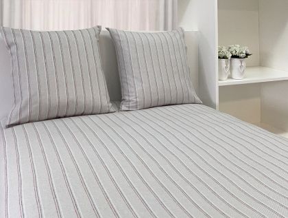 Night Dreams Dekbedovertrek Luxe Flanel 100% Katoen grijs 240/220 -