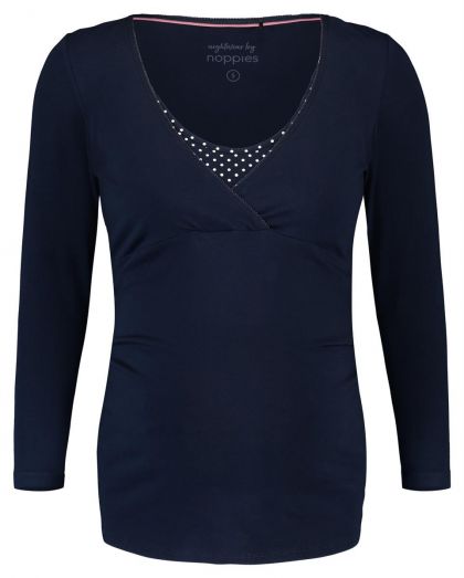 Noppies Pyjama met voedingsfunctie Demi blauw Xl -