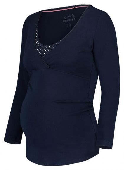 Noppies Pyjama met voedingsfunctie Demi blauw Xl -