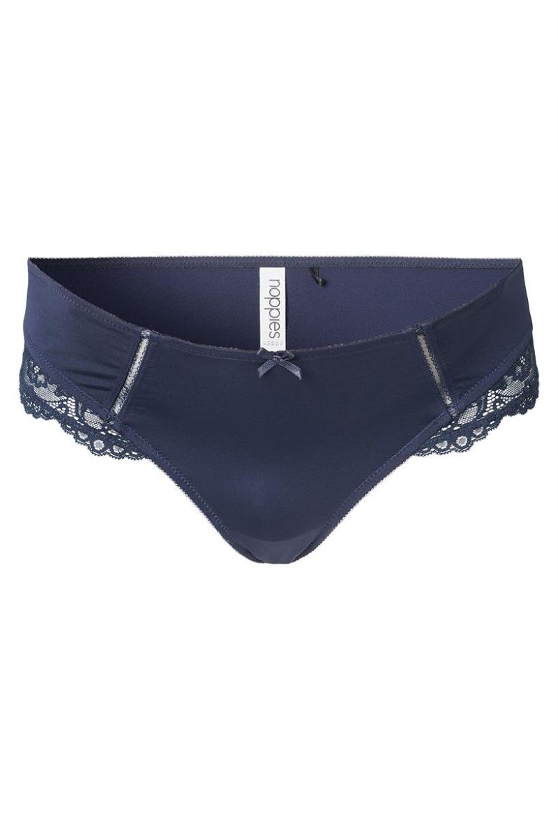 Noppies Slip Micro Lace blauw M -