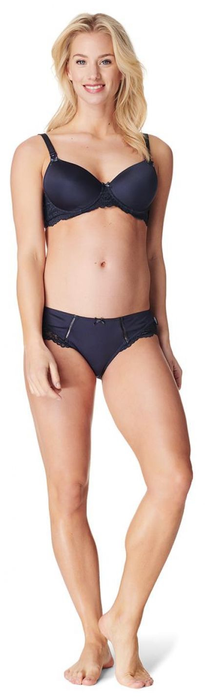 Noppies Slip Micro Lace blauw M -