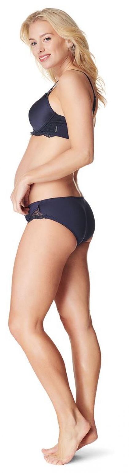 Noppies Slip Micro Lace blauw M -