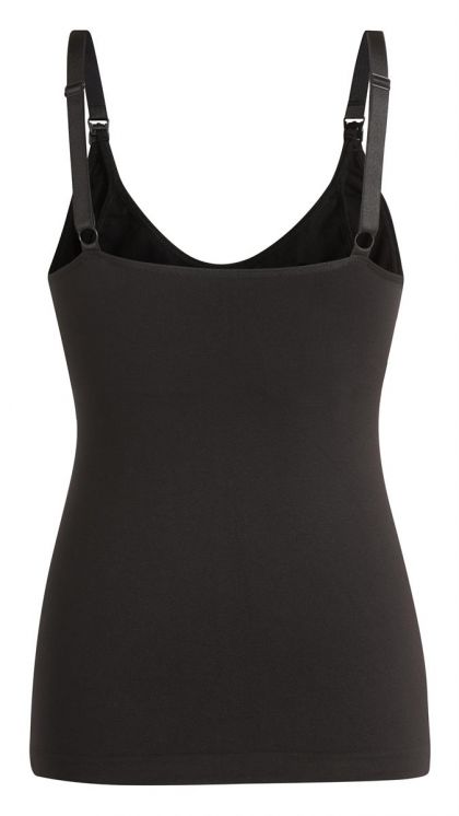 Noppies Voedingstop Seamless zwart M/l