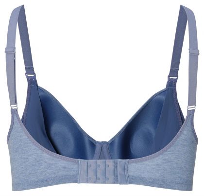 Noppies Voorgevormde voedingsbh Cotton Melange blauw 75 F
