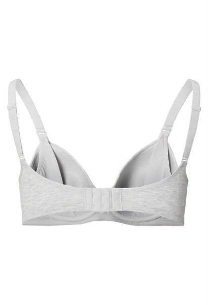 Noppies Voorgevormde voedingsbh Cotton Melange grijs 85 B