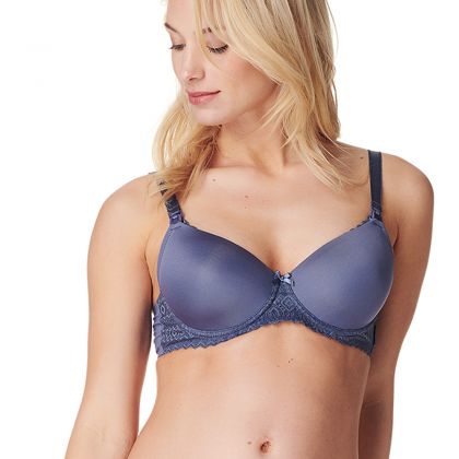 Noppies Voorgevormde voedingsbh Geo Lace blauw 90 E
