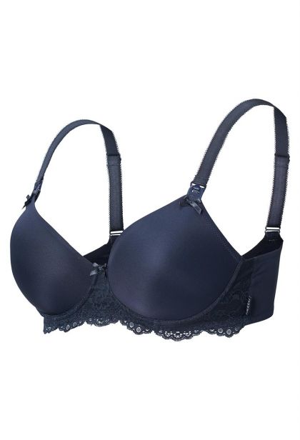 Noppies Voorgevormde voedingsbh Micro Lace blauw 85 B