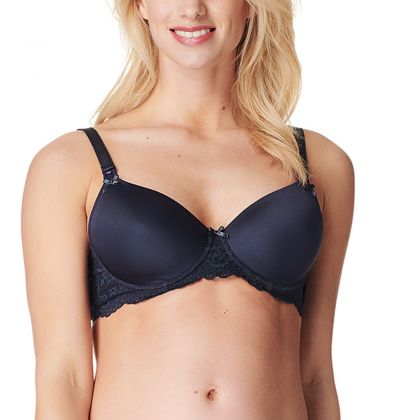 Noppies Voorgevormde voedingsbh Micro Lace blauw 85 B