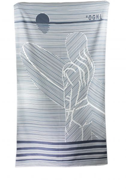 Olympia Beachtowel 90X160CM blauw U -