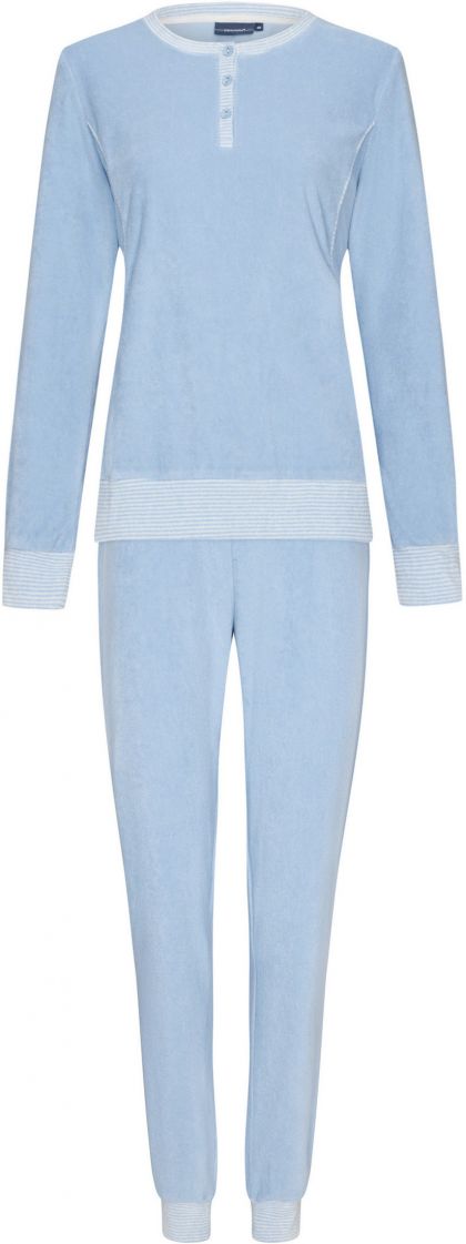 Pastunette Badstof pyjama blauw 38 -