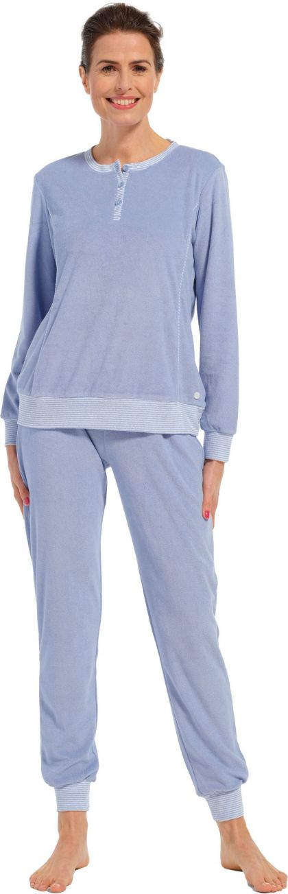 Pastunette Badstof pyjama blauw 38 -