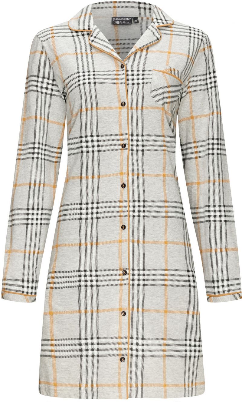 Pastunette Doorknoop nachthemd 95cm grijs 38 -