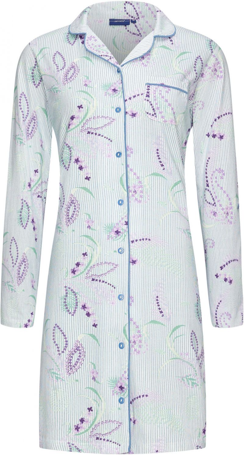 Pastunette Doorknoop nachthemd 95cm groen 38 -