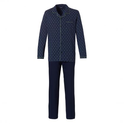 Pastunette Doorknoop pyjama blauw 58 -