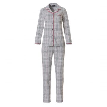 Pastunette Doorknoop pyjama grijs 44 -