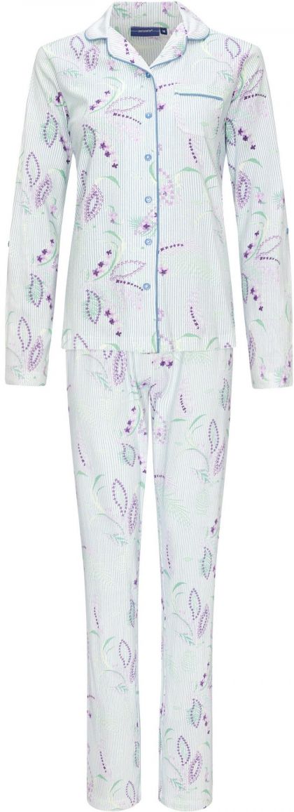 Pastunette Doorknoop pyjama groen 38 -