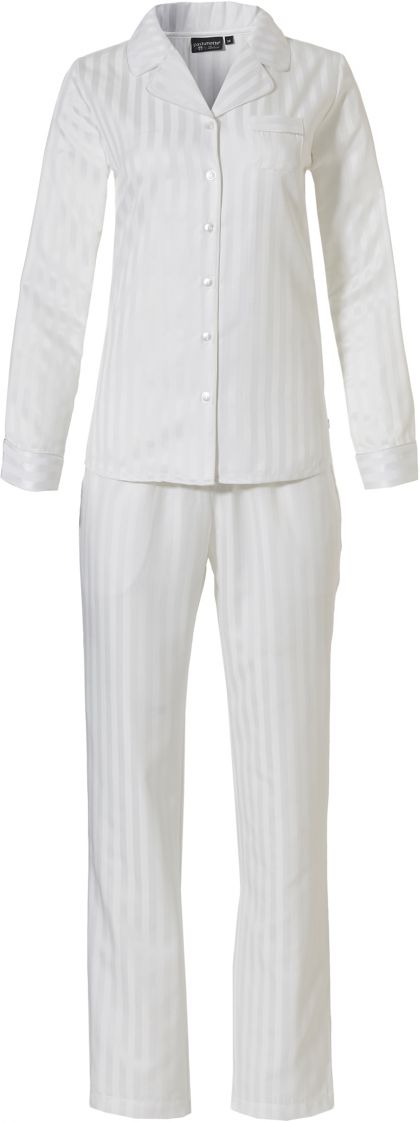 Pastunette Doorknoop satijne pyjama champagne 36 -