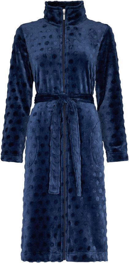 Pastunette Fleece kamerjas met rits 110cm blauw 36/38 -