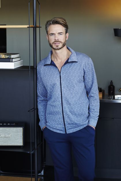 Pastunette Men's  Homesuit blauw S -