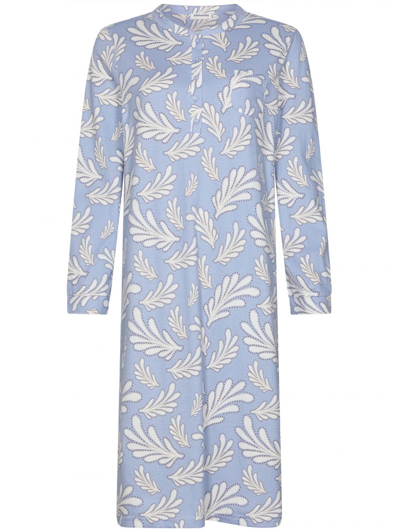 Pastunette Nachtkleed 100% Katoen blauw 50 -